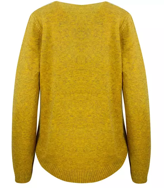 Sweter w SEREK wiskoza Klasyczny gładki wzór